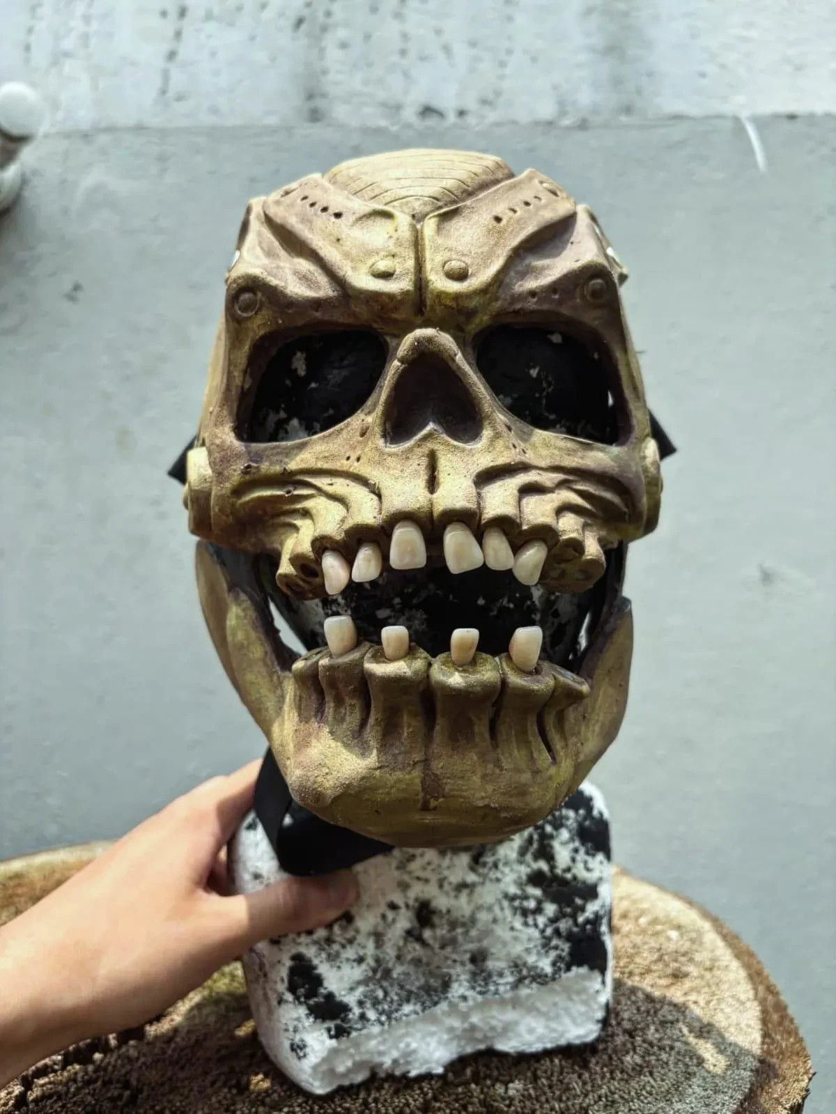 slipknot style sid skull vol 3 teeth mask iowa halloween prop 1999 metal rock