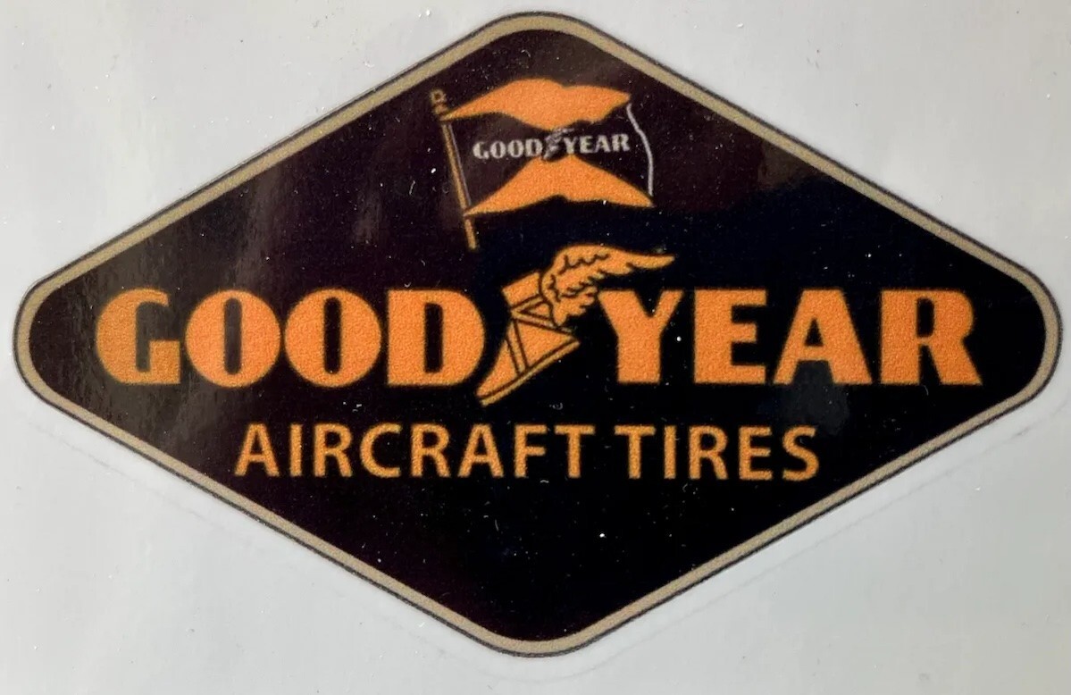 Peel & Stick Vinyl Decal- Goodyear Aircraft Tires DEC-0223 Peel & Stick Vinyl Decal- Goodyear Aircraft Tires DEC-0223