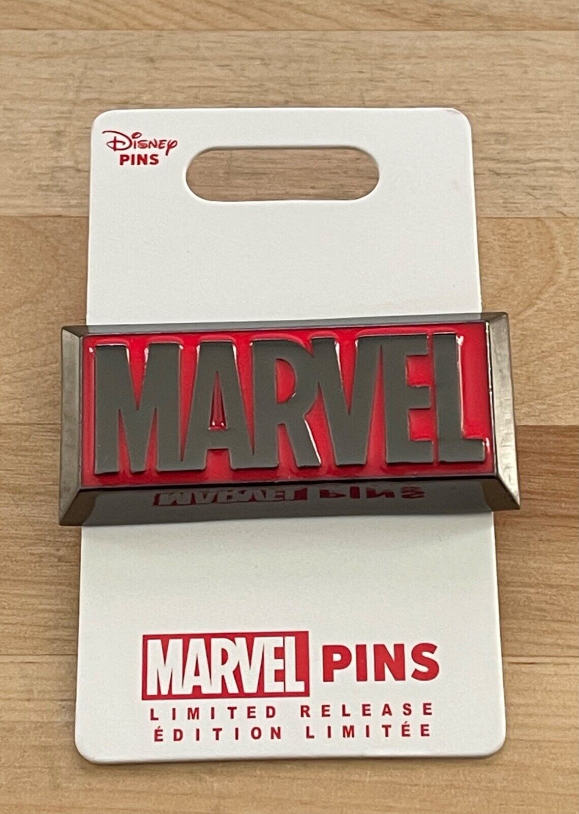 Disney 2022 Marvel Logo 3D Disney LR Pin