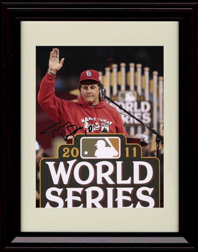 Gallery Framed Tony Larussa - 2011 World Series - St Louis Cardinals Autograph