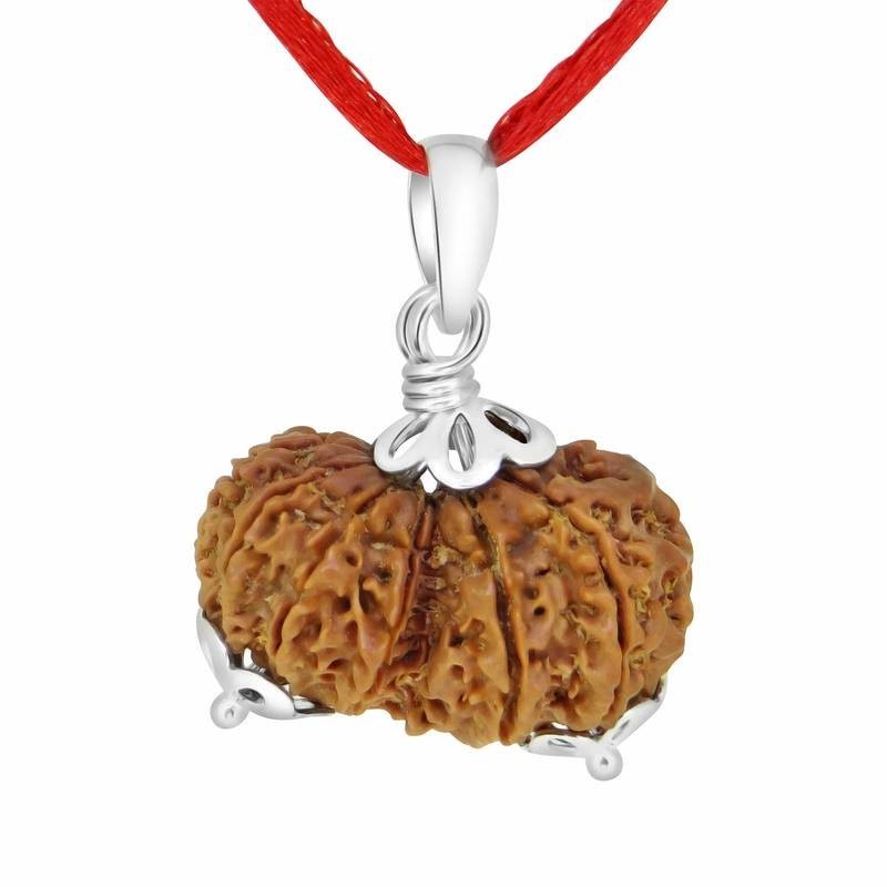 100% Original Nepali Gauri Shankar Rudraksha in Silver Cap (Gaurishankar Rudraks 100% Original Nepali Gauri Shankar Rudraksha in Silver Cap (Gaurishankar Rudraks