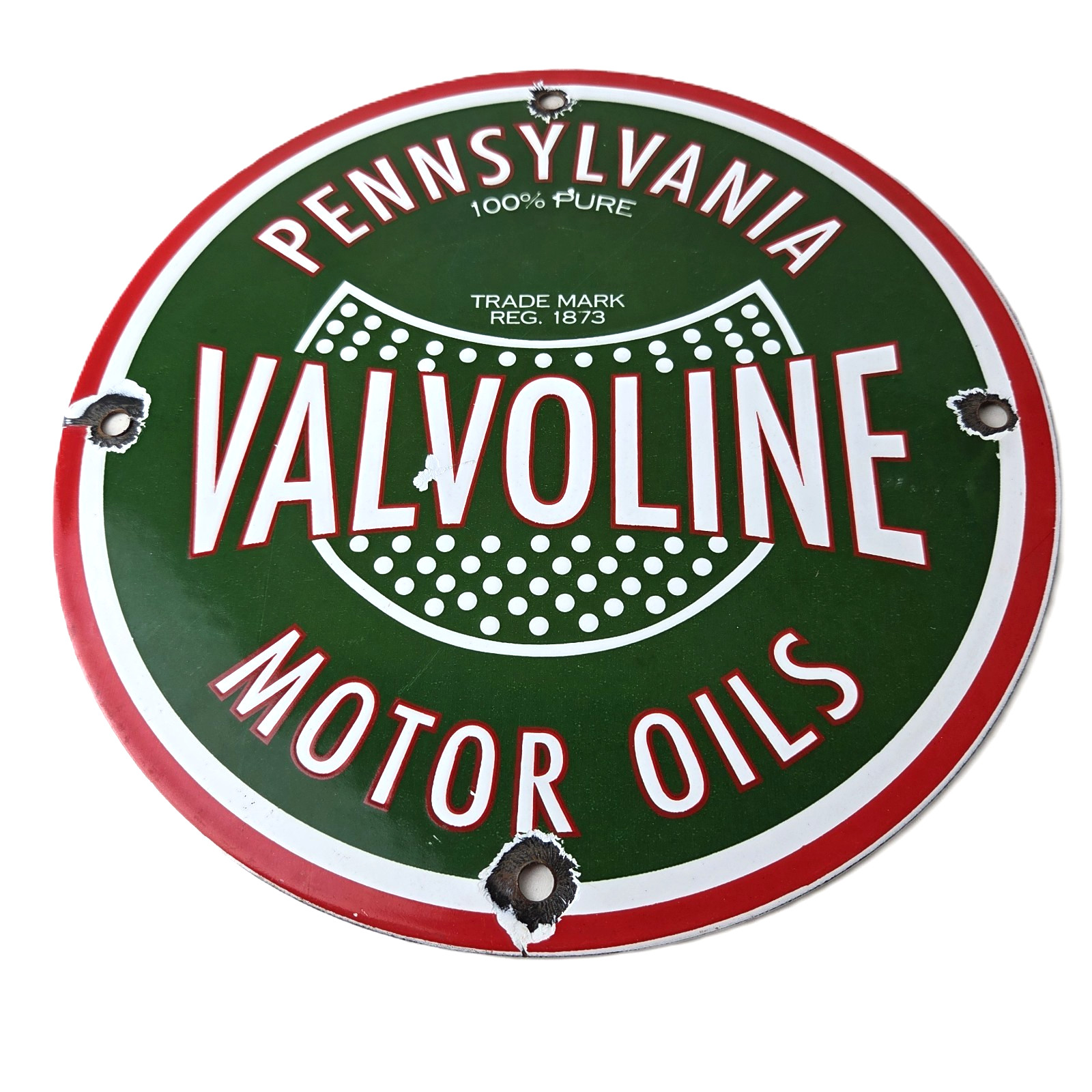 Vintage Valvoline Motor Oil Sign - Gas Pump Station Porcelain Sign Vintage Valvoline Motor Oil Sign - Gas Pump Station Porcelain Sign