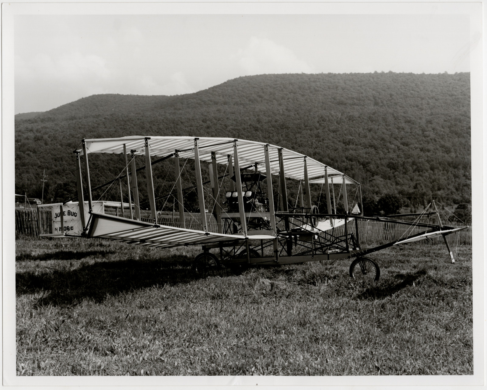 Vintage Photo Glenn Curtiss June Bug Replica N1908C Bicentennial Hammondsport NY