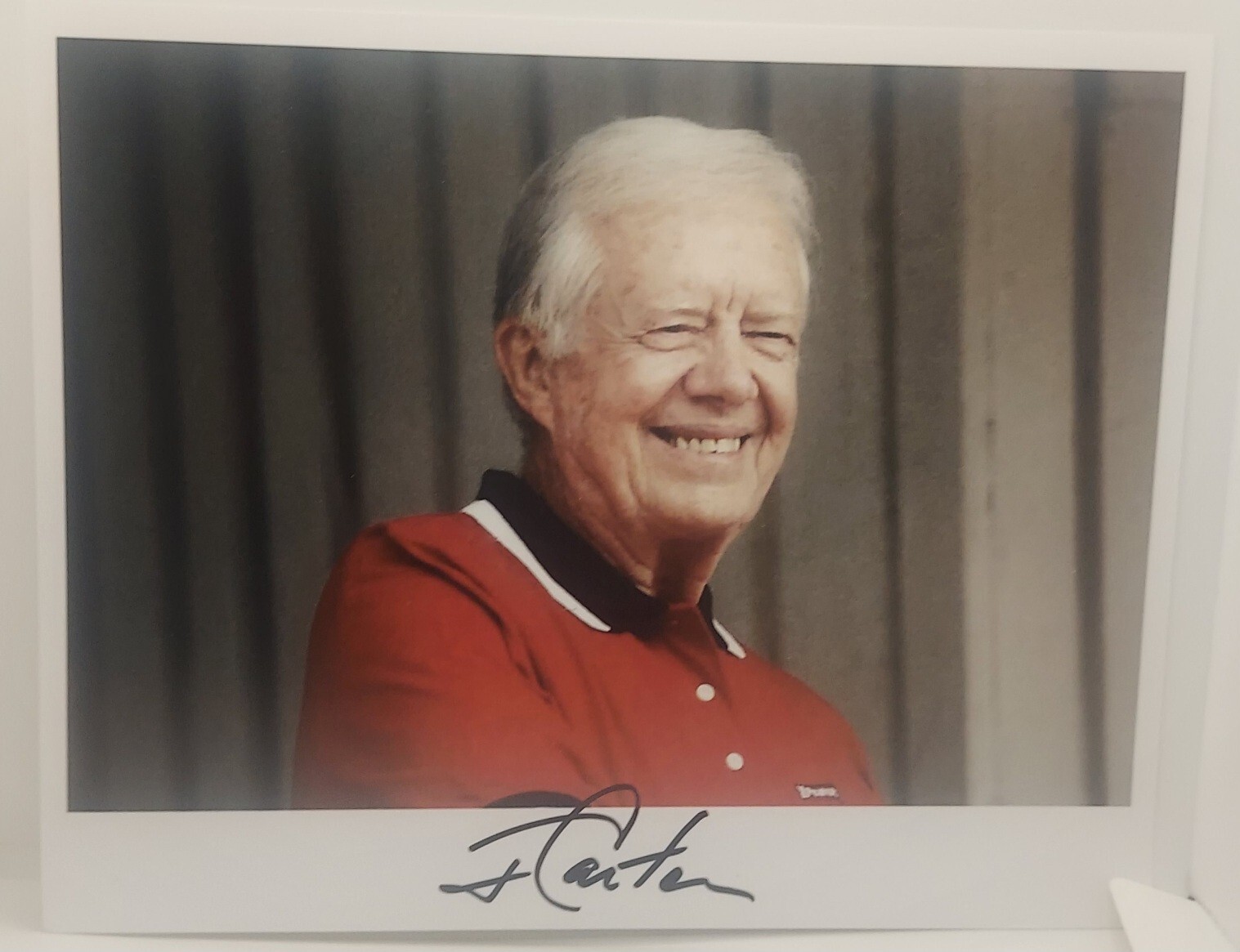 Beautiful President Jimmy Carter 8x10 Signed Photo Beautiful President Jimmy Carter 8x10 Signed Photo