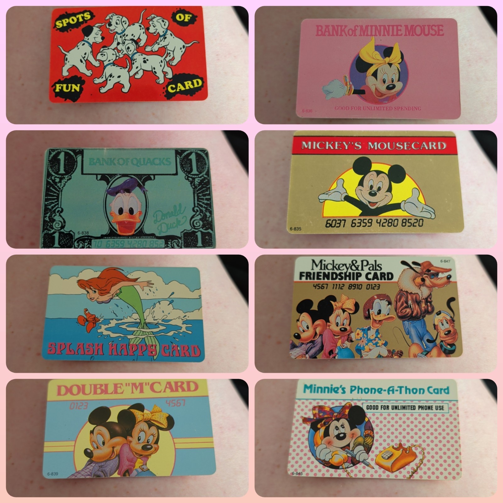 Vintage 1990s Disney Credit Card Lot Collection Disneyana Mickey Mouse for Play Vintage 1990s Disney Credit Card Lot Collection Disneyana Mickey Mouse for Play