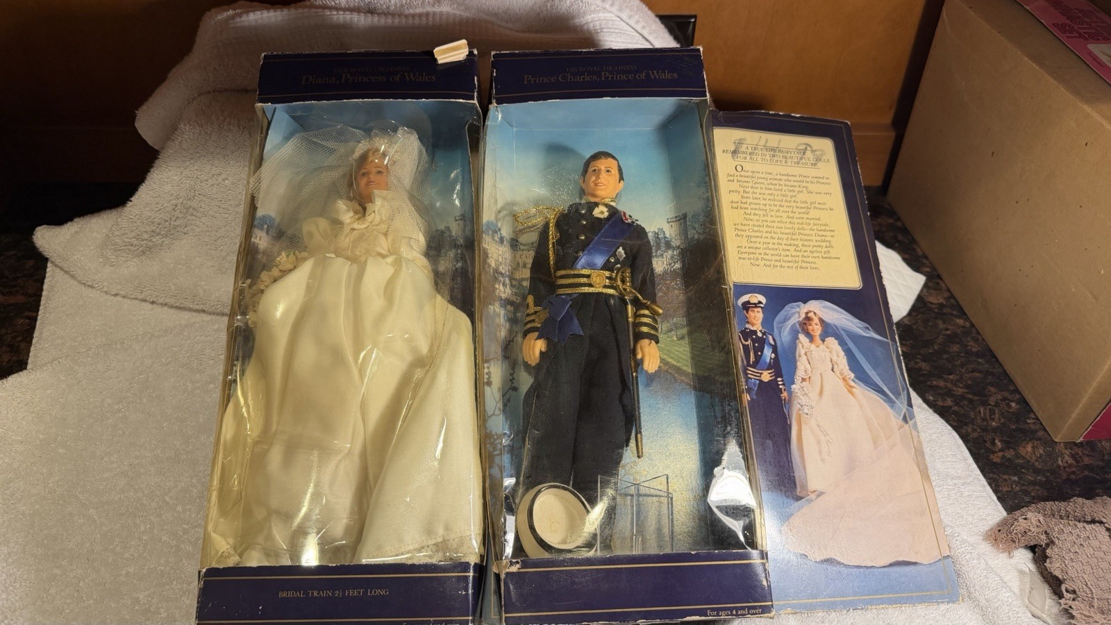 Set of 2 VTG 1982 Prince Charles and Princess Diana of Wales 12 Set of 2 VTG 1982 Prince Charles and Princess Diana of Wales 12