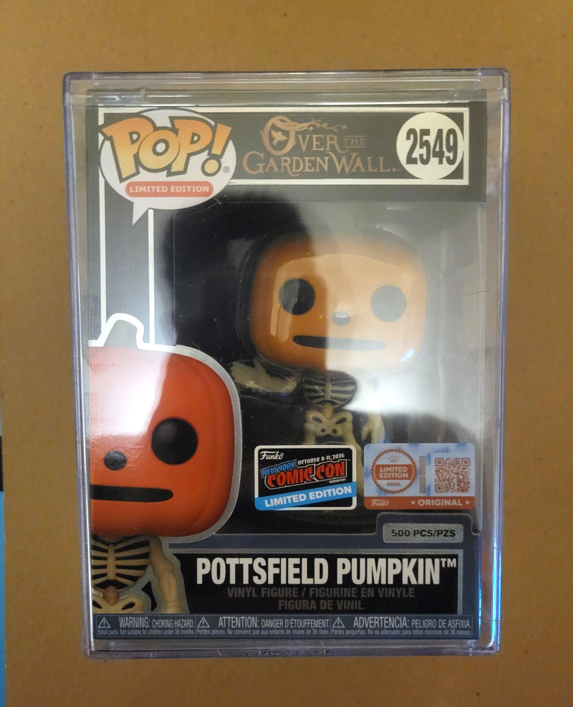 NYCC 2026 Funko Pop Pottsfield Pumpkin Over The Garden Wall LE 500 IN HAND NYCC 2026 Funko Pop Pottsfield Pumpkin Over The Garden Wall LE 500 IN HAND