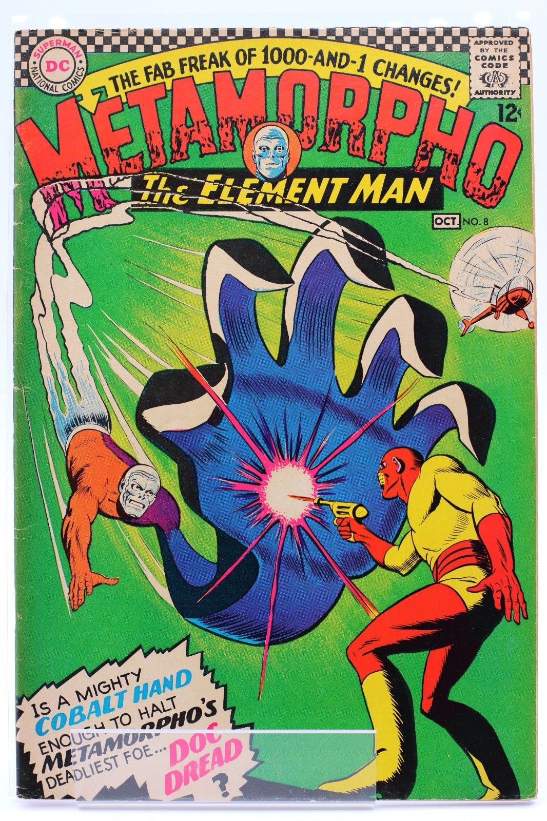 METAMORPHO #8 • [6.0] • 1966 • Sal Trapani • DC SILVER AGE • 1st Print