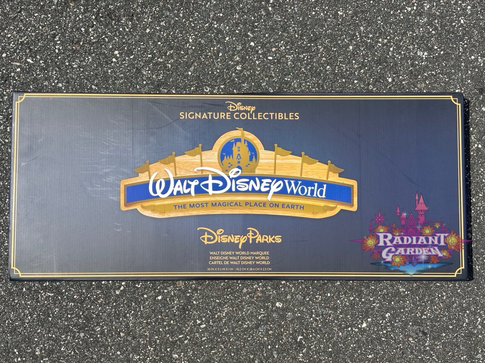 2026 Disney Parks Signature Collectible Wood Walt Disney World Marquee Sign NEW 2026 Disney Parks Signature Collectible Wood Walt Disney World Marquee Sign NEW
