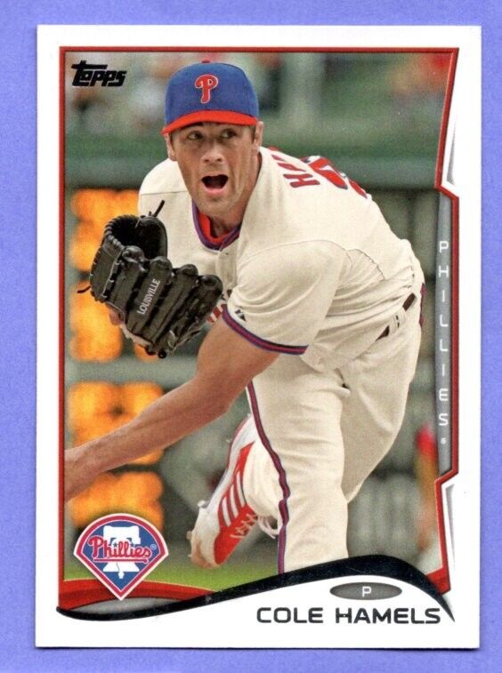 2014 Topps  #196   Cole Hamels  Phillies
