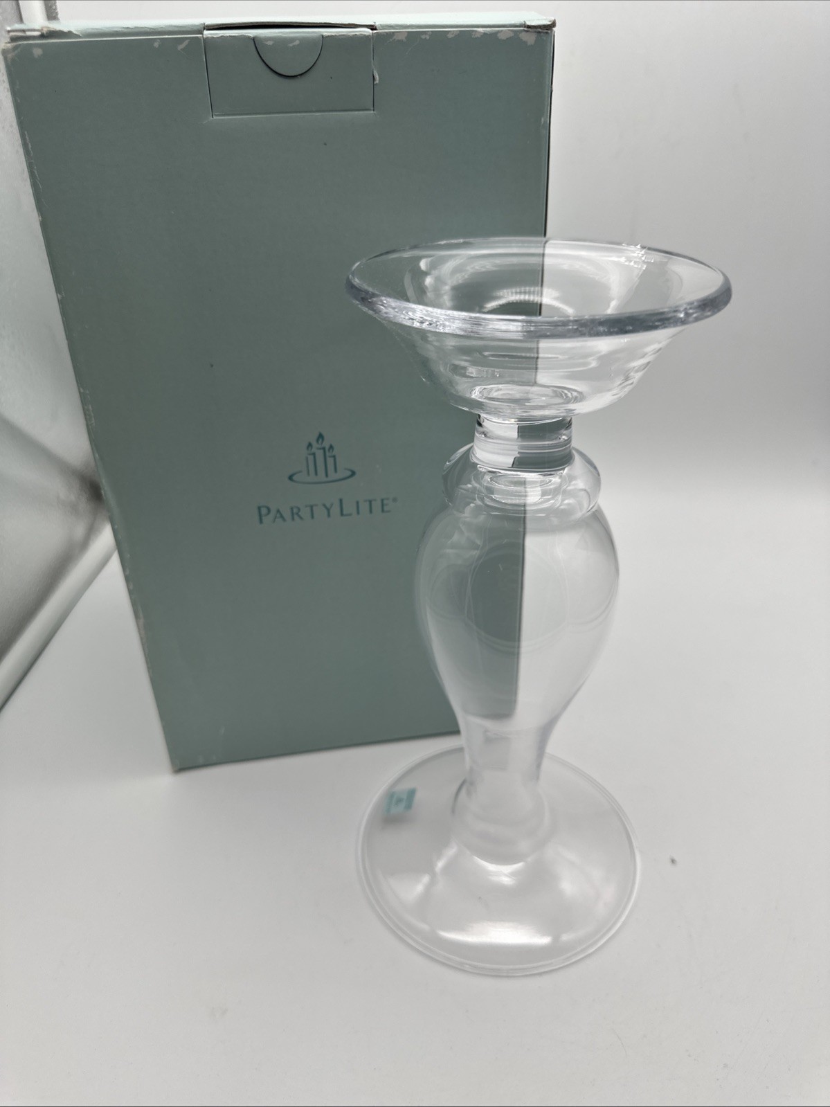PartyLite Classic Pillar Holder Short Retired NIB P28C/P90637S