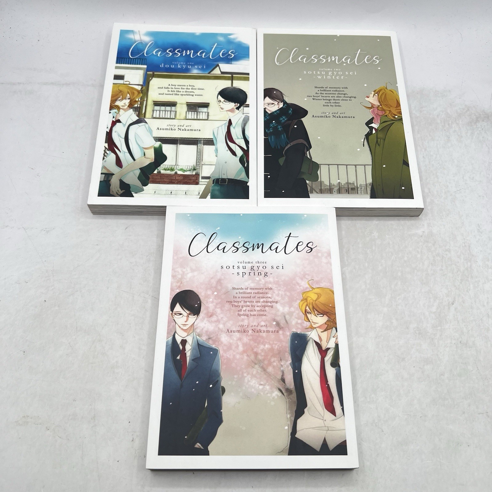 Classmates Lot Vol. 1-3 by Asumiko Nakamura English Manga 2019 1st Printings