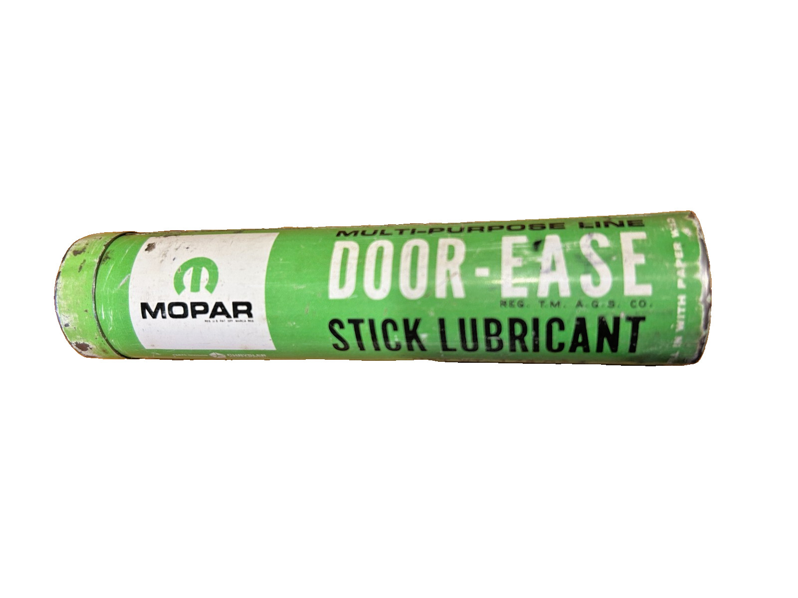Vintage rare MOPAR Chrysler Door-Ease Stick Lubricant metal Tube good graphics Vintage rare MOPAR Chrysler Door-Ease Stick Lubricant metal Tube good graphics