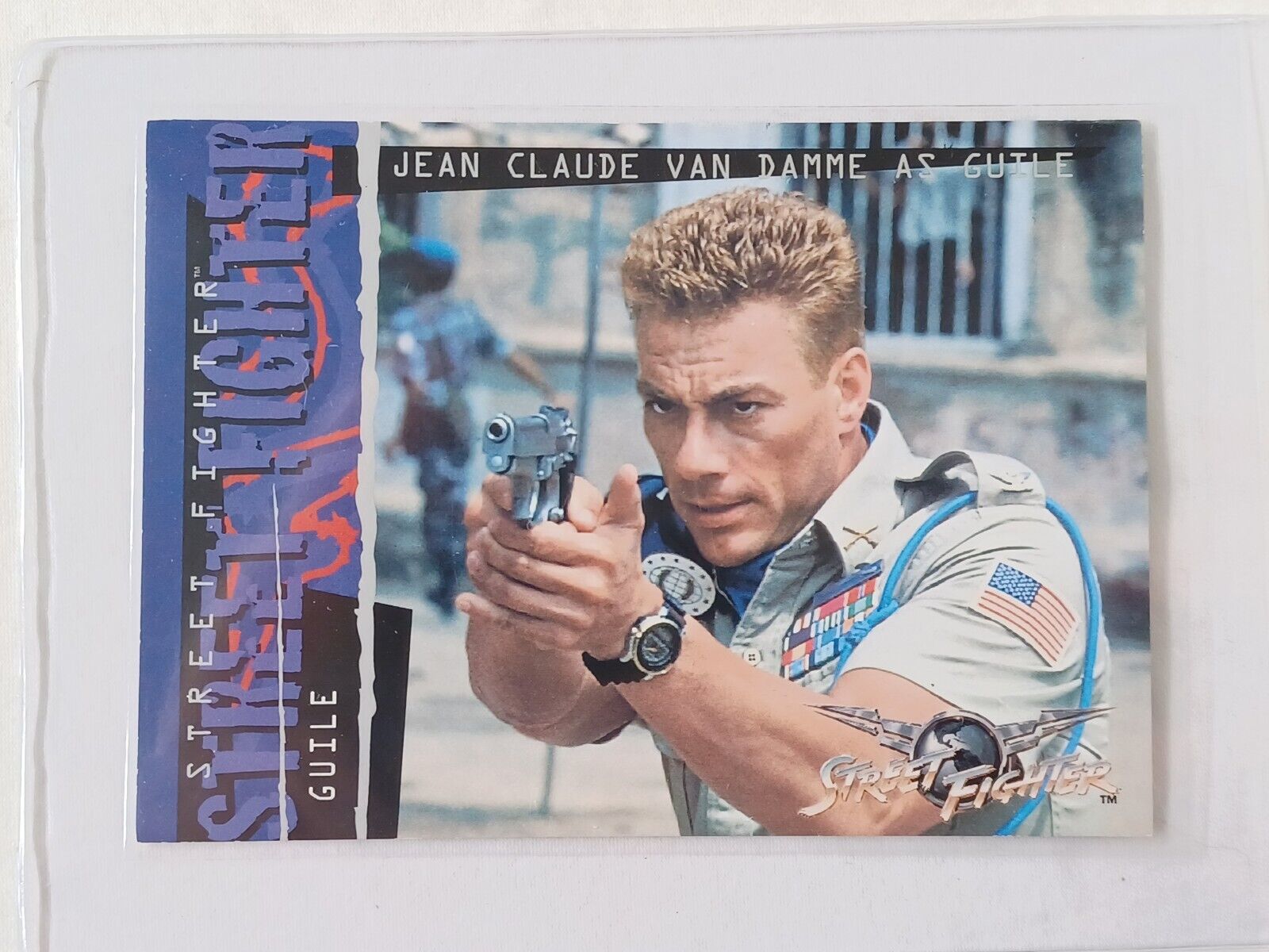 1994 Upper Deck Street Fighter Movie SF1 Jean Claude Van Damme Guile Promo Card