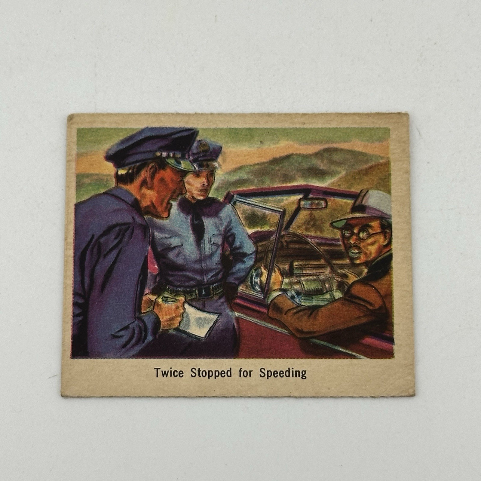 1949 Bowman America Salutes The FBI Twice Stopped for Speeding 10 505 Ball Point 1949 Bowman America Salutes The FBI Twice Stopped for Speeding 10 505 Ball Point