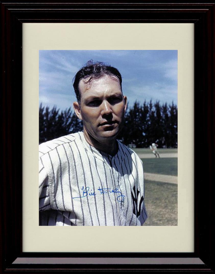 Gallery Framed Bill Dickey - Close Up - New York Yankees Autograph Replica Print