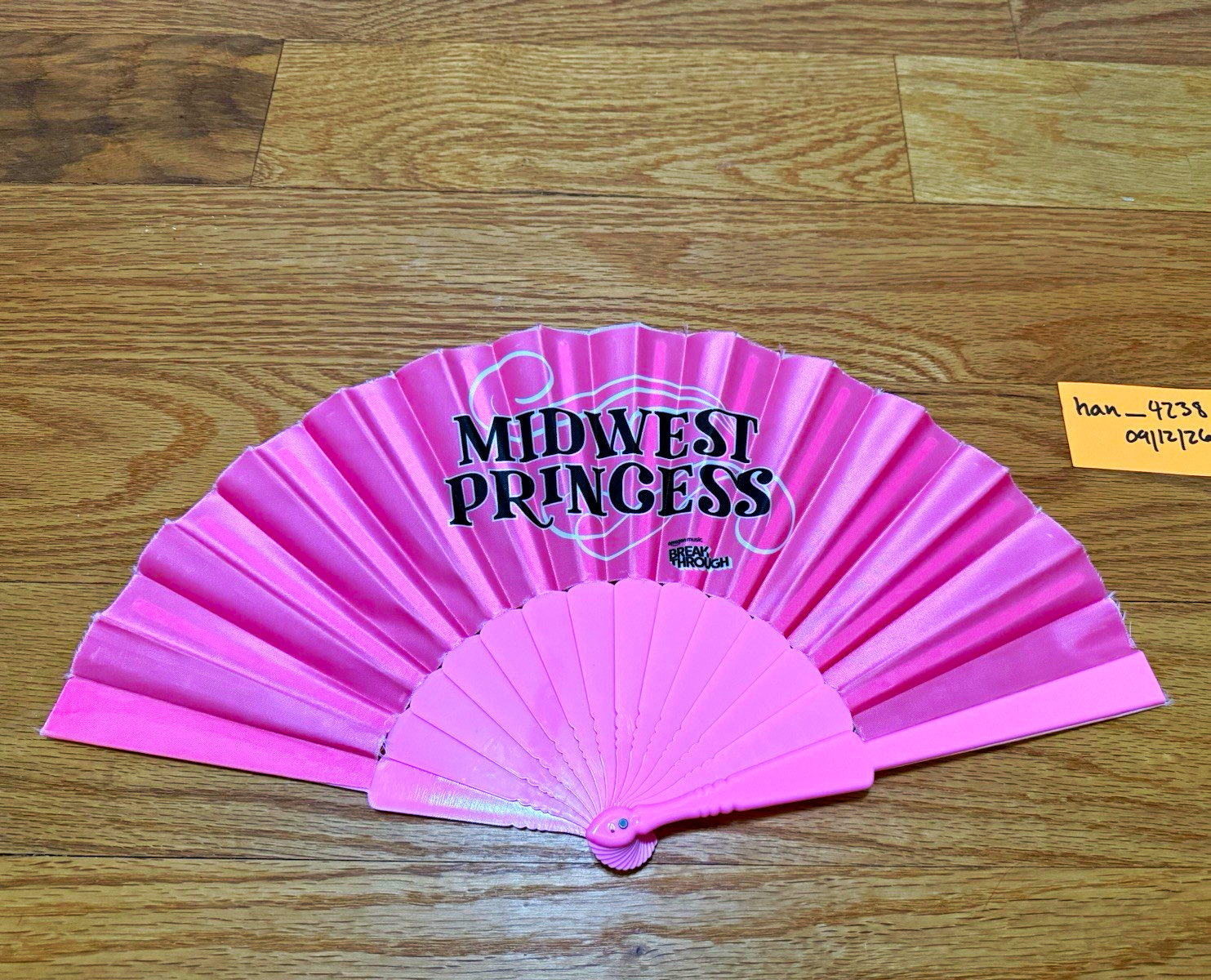 Chappell Roan Pink Midwest Princess Fan (Rare Official Merch)