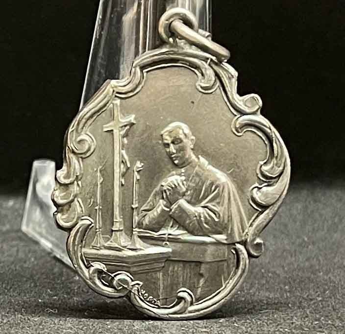 Argentina 1927 blessing of the statue of the blessed Maria Gianneli silver medal Argentina 1927 blessing of the statue of the blessed Maria Gianneli silver medal