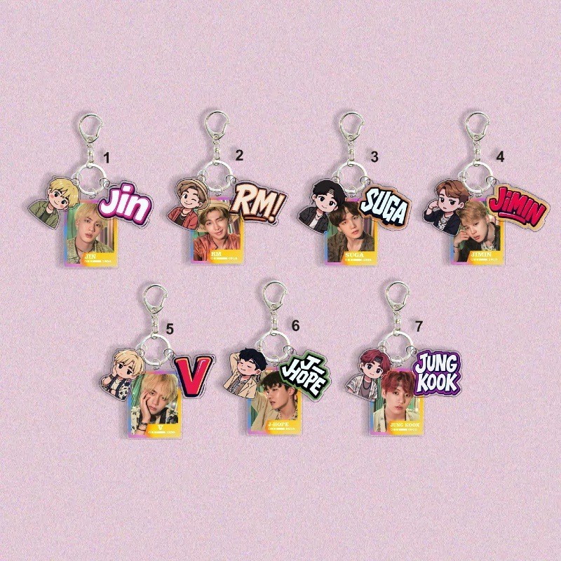 K-POP Key Ring BTS Key Chain Set K-POP Key Ring BTS Key Chain Set