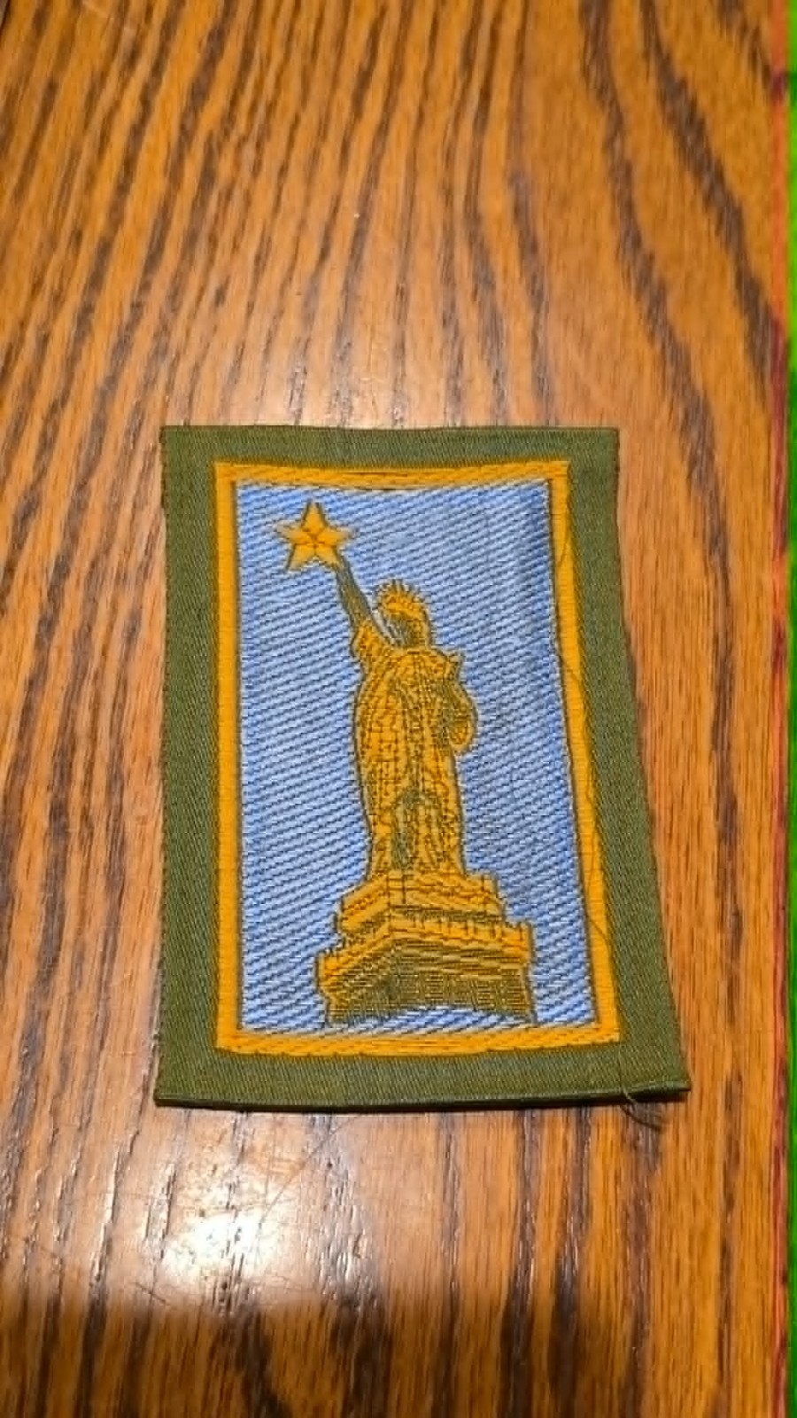Original WW1 US Army 77th Division Liberty Loan patch Original WW1 US Army 77th Division Liberty Loan patch