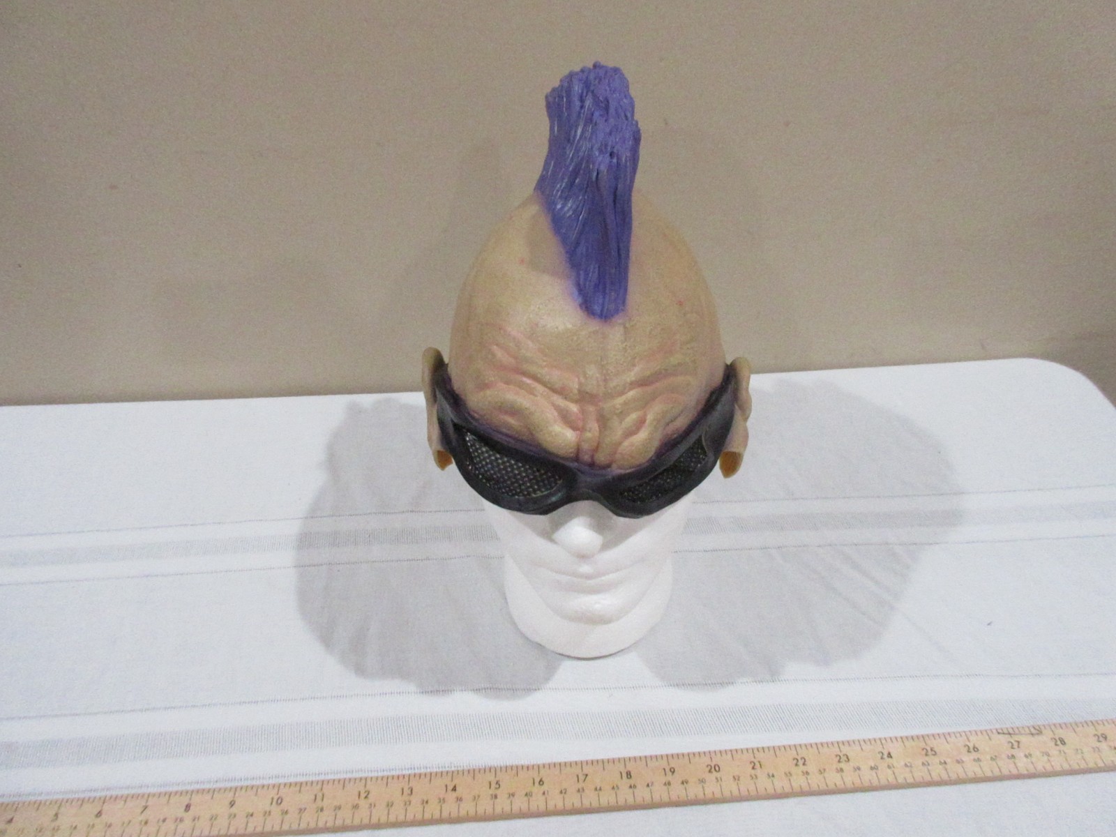 Punk Rocker Mohawk Purple 2002 The Paper Magic Group Latex Mask One Size Adult Punk Rocker Mohawk Purple 2002 The Paper Magic Group Latex Mask One Size Adult