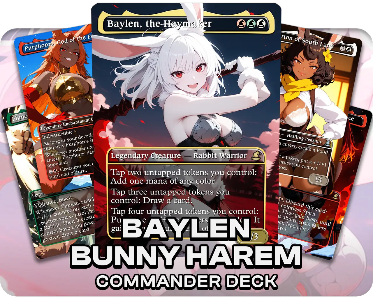 Baylen, the Haymaker | Bunny Waifus | Commander Deck