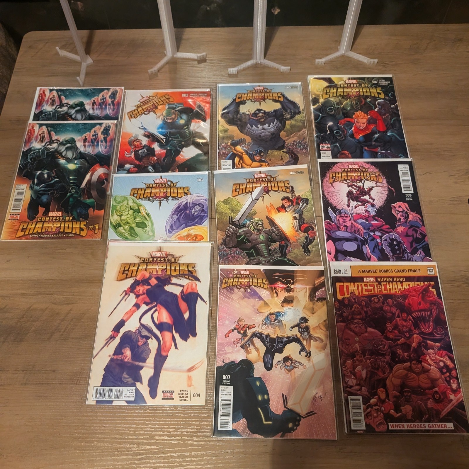Marvel Contest of Champions #1-10 + Extra #1 2015 White Fox 1st Guillotine VF-NM Marvel Contest of Champions #1-10 + Extra #1 2015 White Fox 1st Guillotine VF-NM