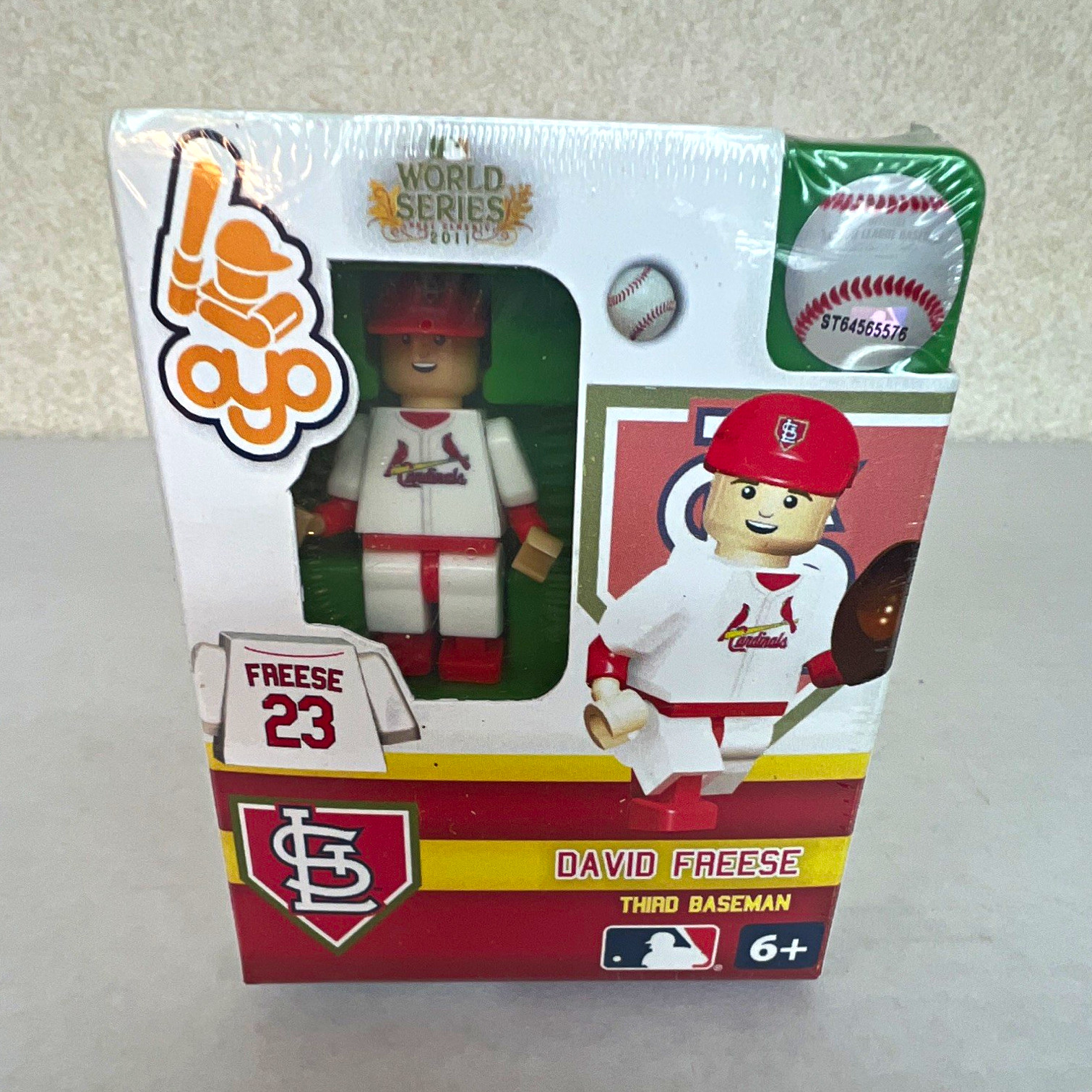 OYO MLB World Series Fall Classic 2011 David Freese Figure, Limited Ed., Plastic OYO MLB World Series Fall Classic 2011 David Freese Figure, Limited Ed., Plastic