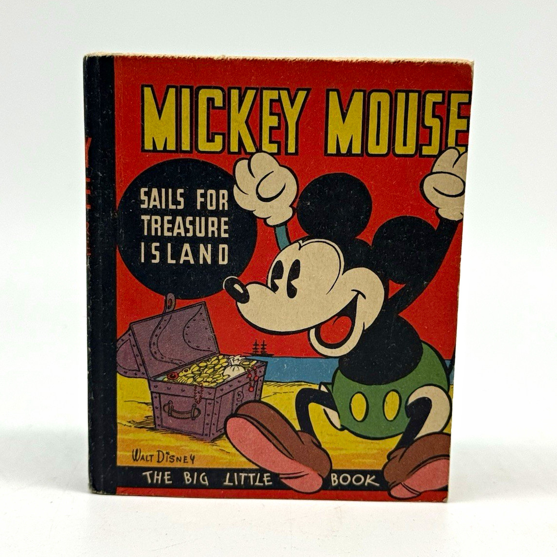 Vintage 1935 Mickey Mouse Sails for Treasure Island Kolynos Dental Cream BLB Vintage 1935 Mickey Mouse Sails for Treasure Island Kolynos Dental Cream BLB