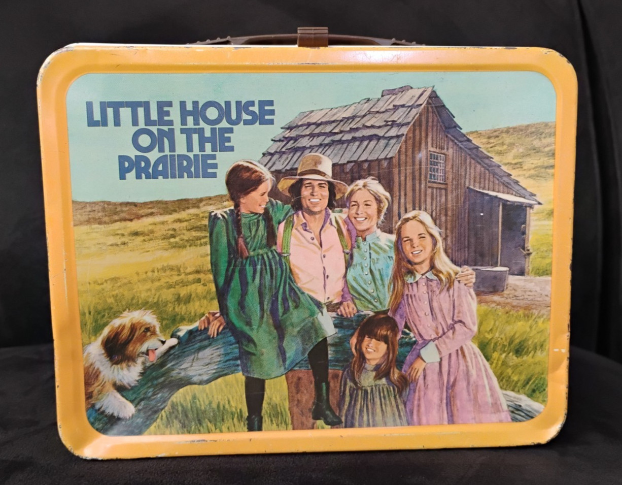 Vintage 1978 Little House On The Prairie King-Seeley Thermos Metal Lunch Box Vintage 1978 Little House On The Prairie King-Seeley Thermos Metal Lunch Box