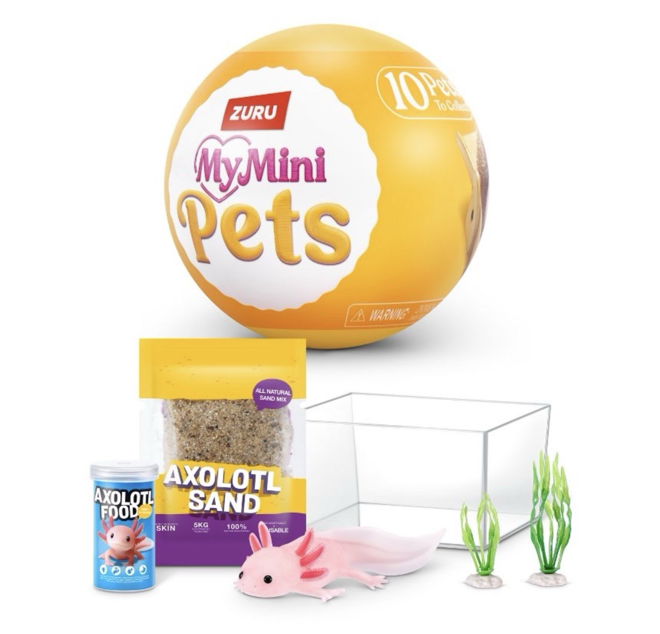 ZURU My Mini Pets - Axolotl - Sealed Packages - Open Capsule ZURU My Mini Pets - Axolotl - Sealed Packages - Open Capsule