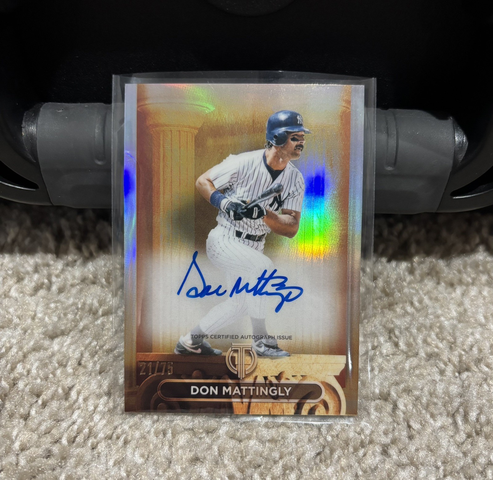 2024 Topps Tribute - Don Mattingly #PTGA-DM Pillars of the Game Auto /75 2024 Topps Tribute - Don Mattingly #PTGA-DM Pillars of the Game Auto /75