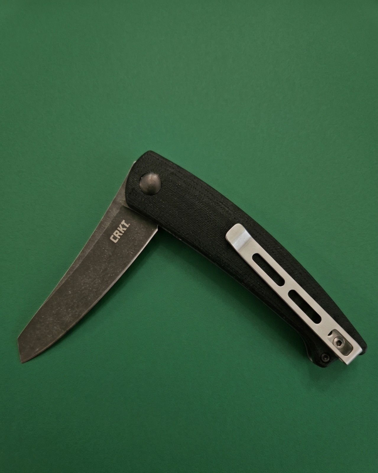 CRKT Ibi Pocket Knife Jesper Voxnaes Modified Civivi Deep Carry Clip G10 2.75\