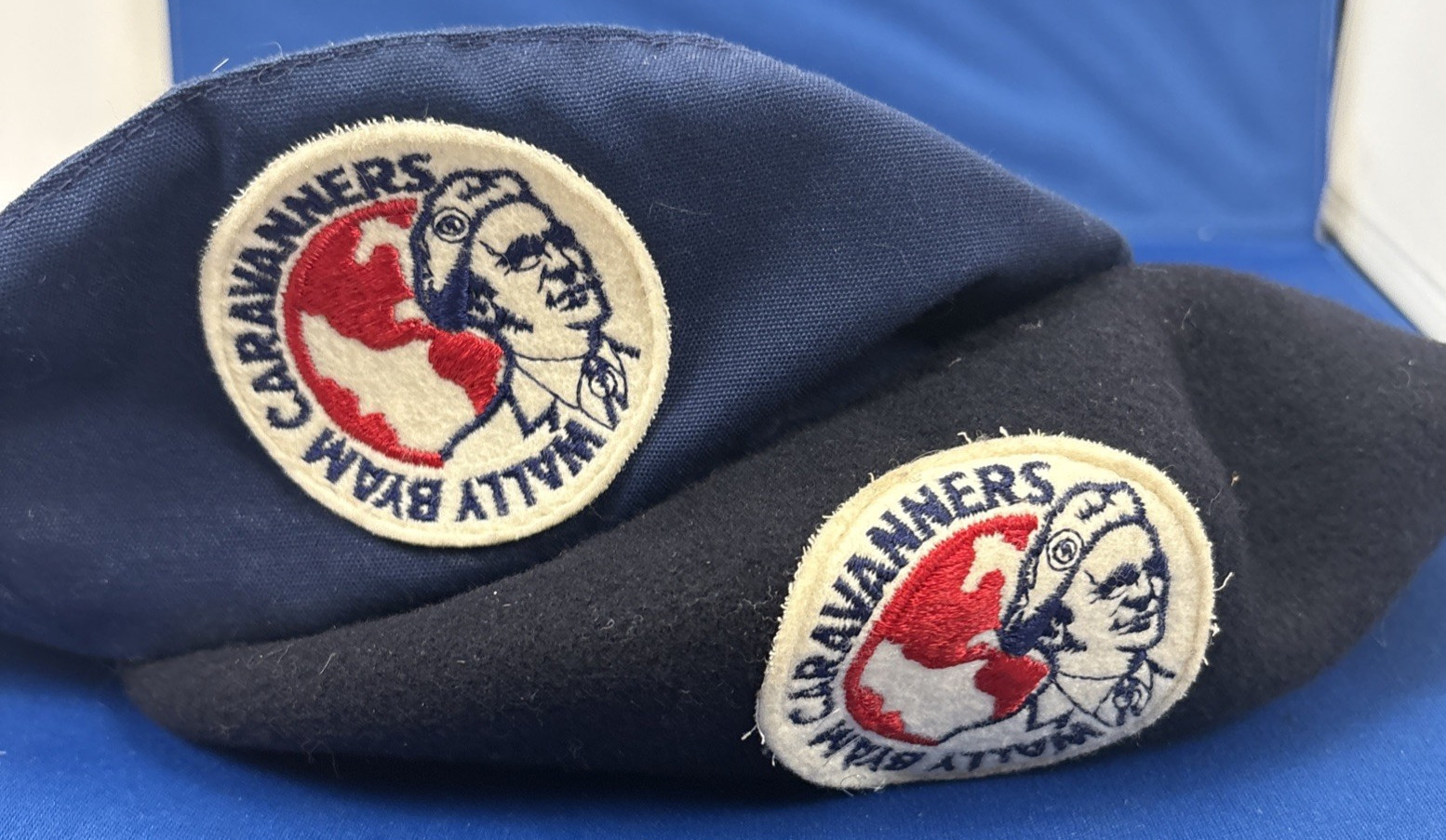 Vintage Wally Byam Caravanners Beret Hats Lot of 2 Vintage Wally Byam Caravanners Beret Hats Lot of 2