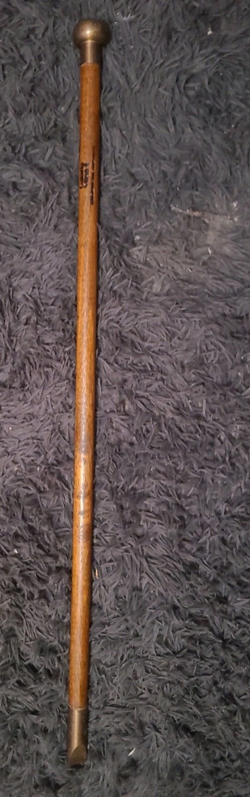 VINTAGE 36 INCH Kerr McGee Coal Mine Examiner Cane W BRASS ENDS π₯ VINTAGE 36 INCH Kerr McGee Coal Mine Examiner Cane W BRASS ENDS π₯