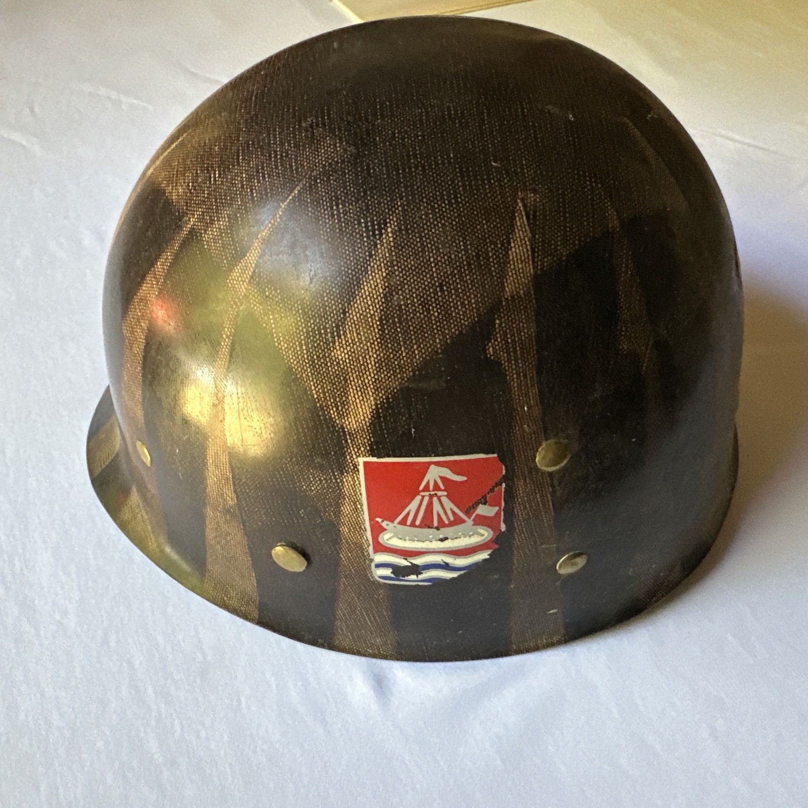 22nd Anti Aircraft Artillery Air Watch WWII US ARMY Westinghouse M1 Helmet Liner 22nd Anti Aircraft Artillery Air Watch WWII US ARMY Westinghouse M1 Helmet Liner