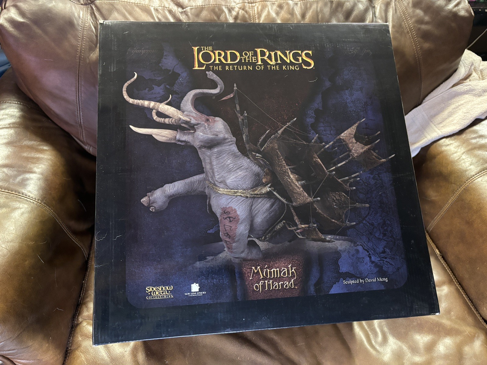 Sideshow Weta Oliphant - Mûmak of Harad Statue - LOTR - #383/3000 - New