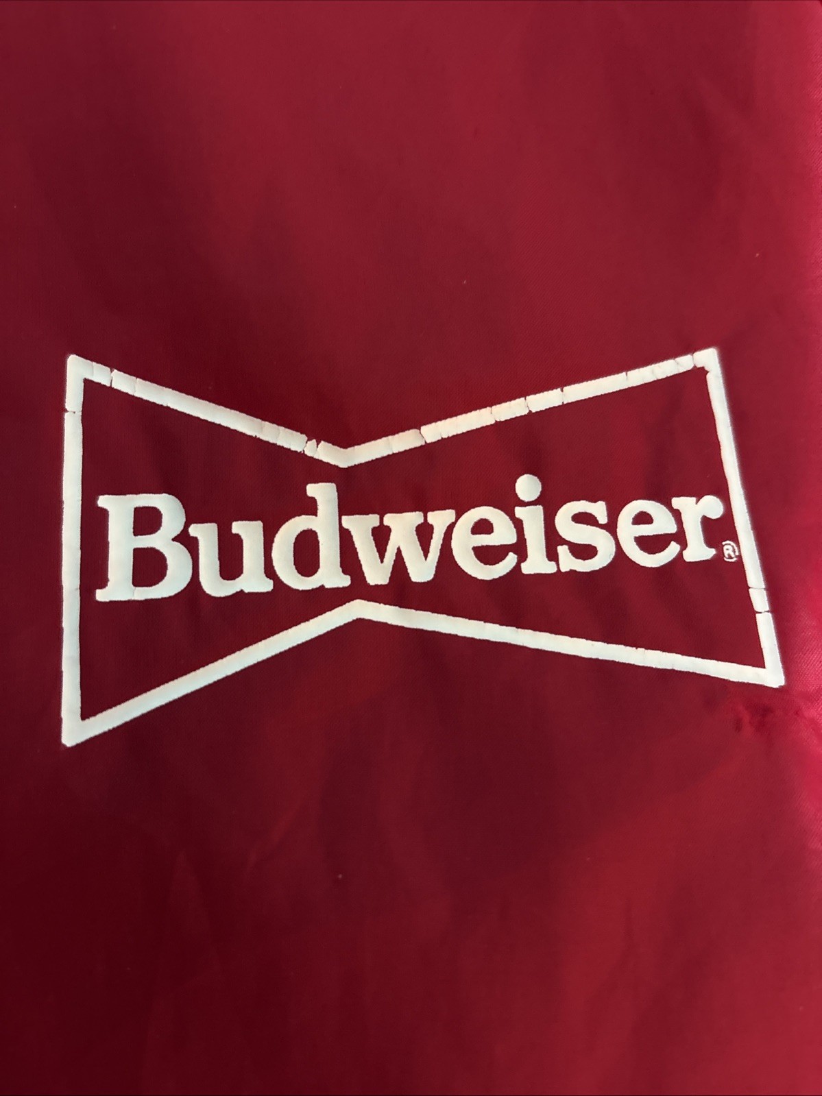 Vintage 90s Budweiser Red Hooded Windbreaker Jacket Pullover Anorak Men’s Vintage 90s Budweiser Red Hooded Windbreaker Jacket Pullover Anorak Men’s