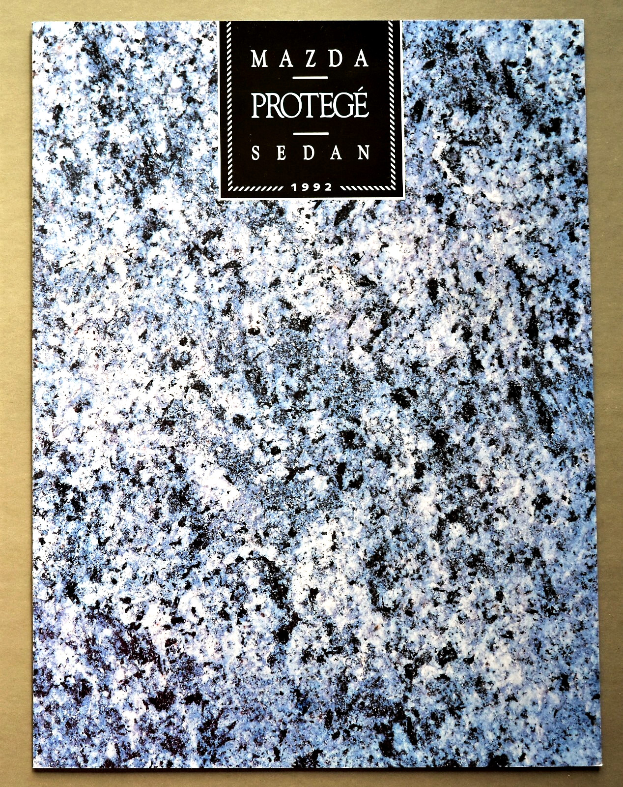 ORIGINAL 1992 MAZDA PROTEGE SEDAN SALES BROCHURE ~ 16 PAGES ~ 12\