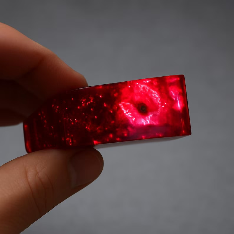 345 Ct Lab-Grown Red Garnet Nano Crystal Synthetic Faceting Rough Ideal for Gem