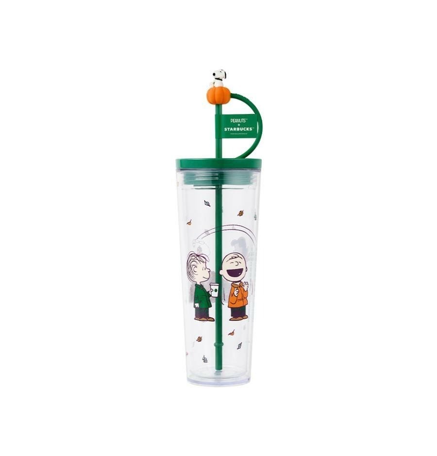 Starbucks Korea x Peanuts Pumpkin 2026 Snoopy Mug Tumbler Doll Pin Keychain