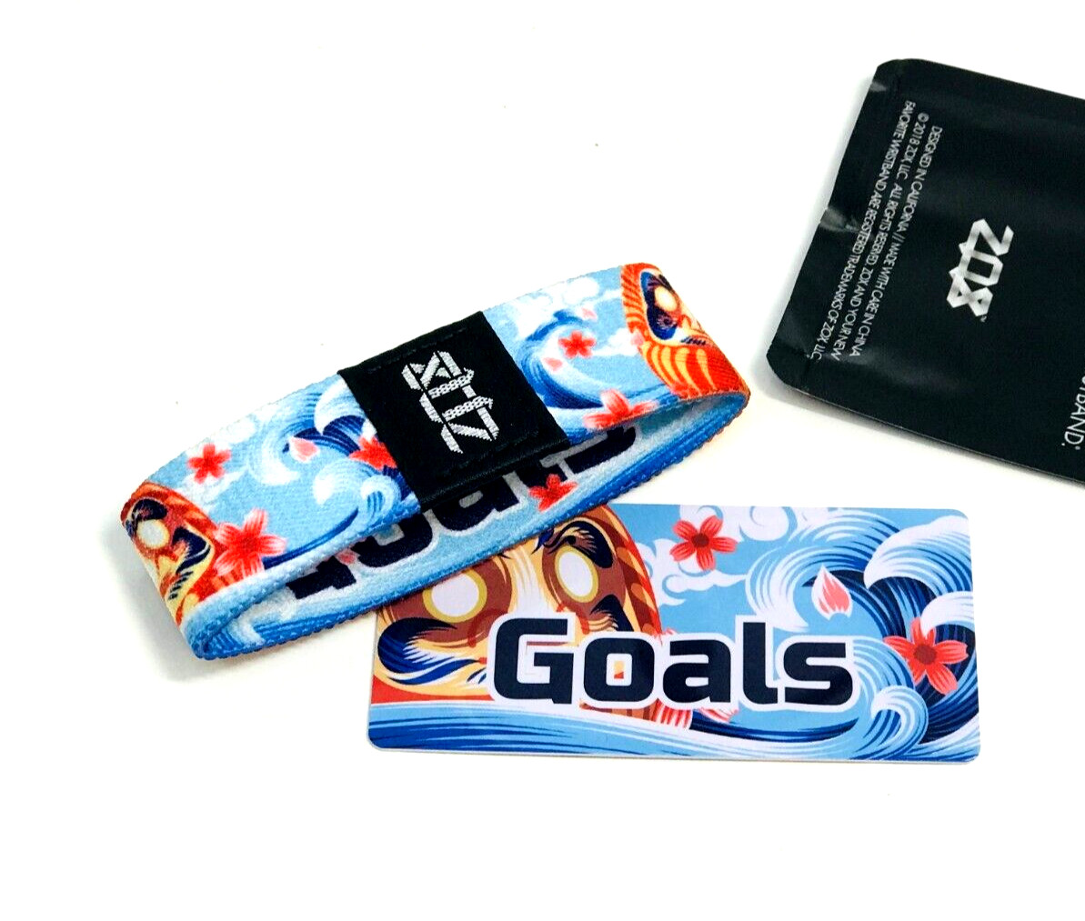 ZOX **GOALS** Medium Mystery Strap New IN PKG Wristband w/Card