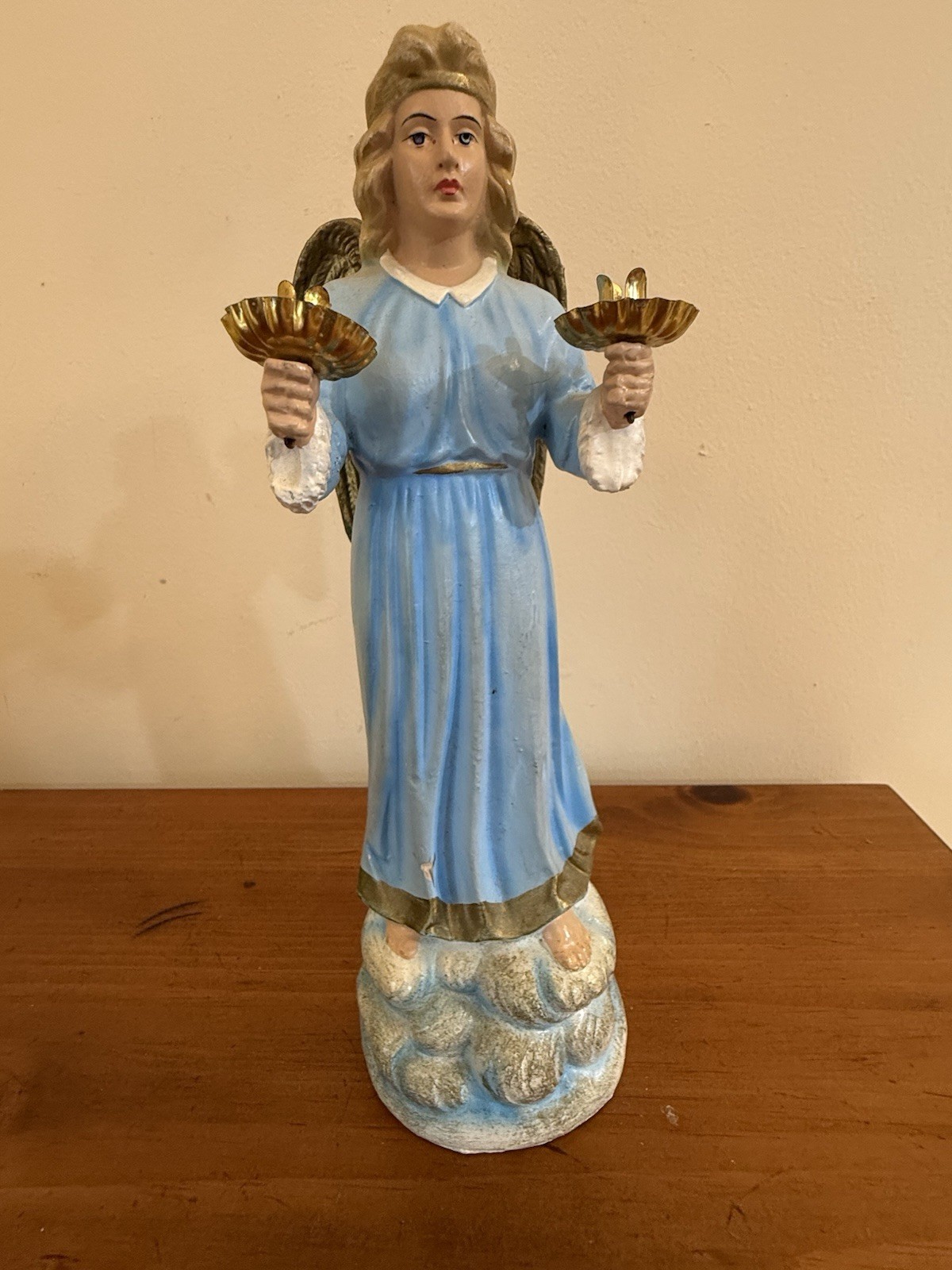 VTG Marilon Angel On Cloud Candle Cups Paper Mache Germany Christmas Rare VTG Marilon Angel On Cloud Candle Cups Paper Mache Germany Christmas Rare