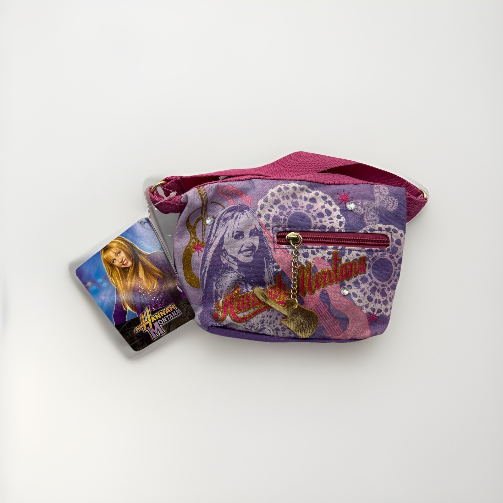 NEW VINTAGE Hannah Montana Miley Cyrus Disney Channel HAND Bag Small Purse Y2K NEW VINTAGE Hannah Montana Miley Cyrus Disney Channel HAND Bag Small Purse Y2K