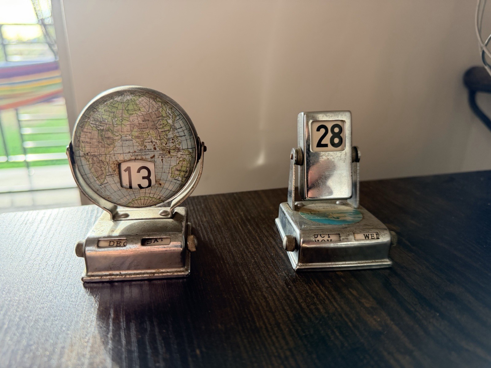 Two Vintage Perpetual Calendars Two Vintage Perpetual Calendars
