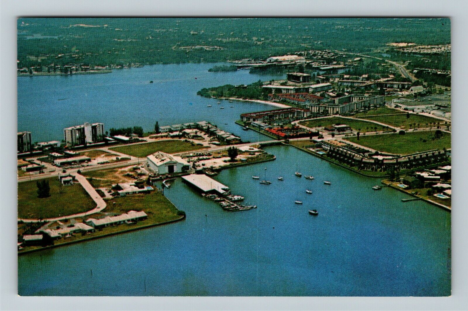 Dunedin FL-Florida, Caladesi Causeway Vintage Postcard