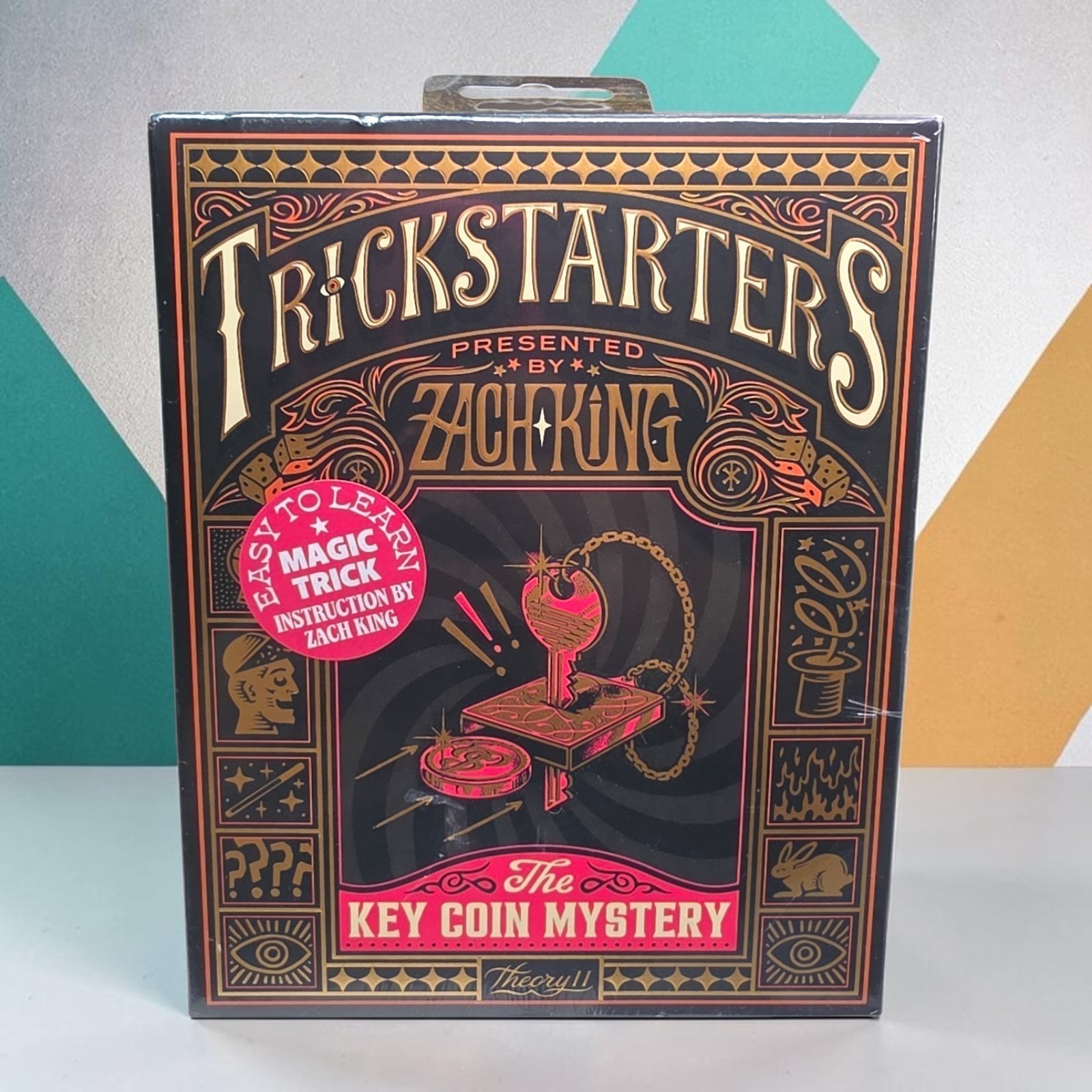 Theory11 Zach King TrickStarters The Key Coin Mystery Magic Trick Kit Brand New