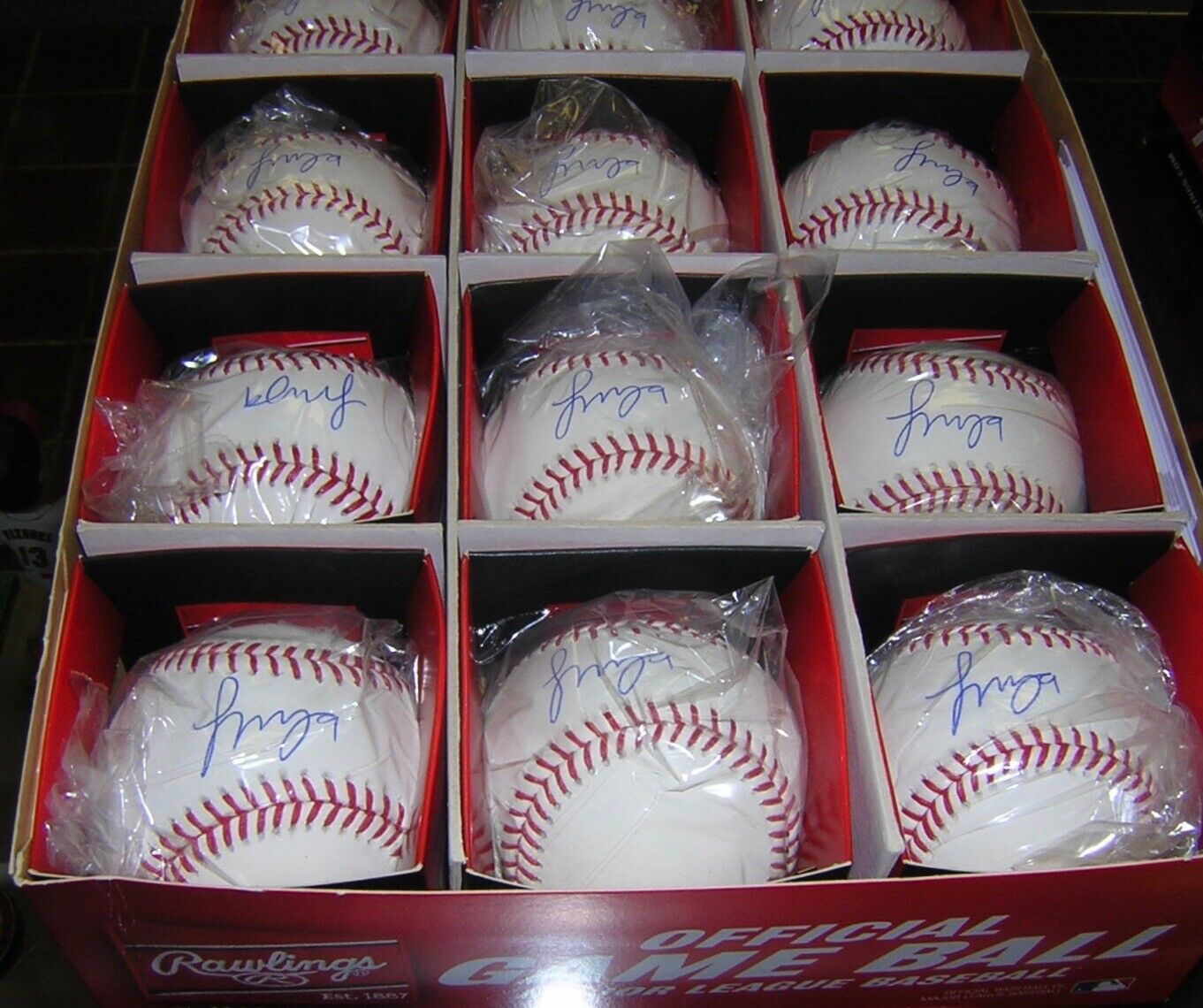 Francisco Mejia Tampa Bay Rays JSA Witness Autographed Signed Baseball 1 dozen