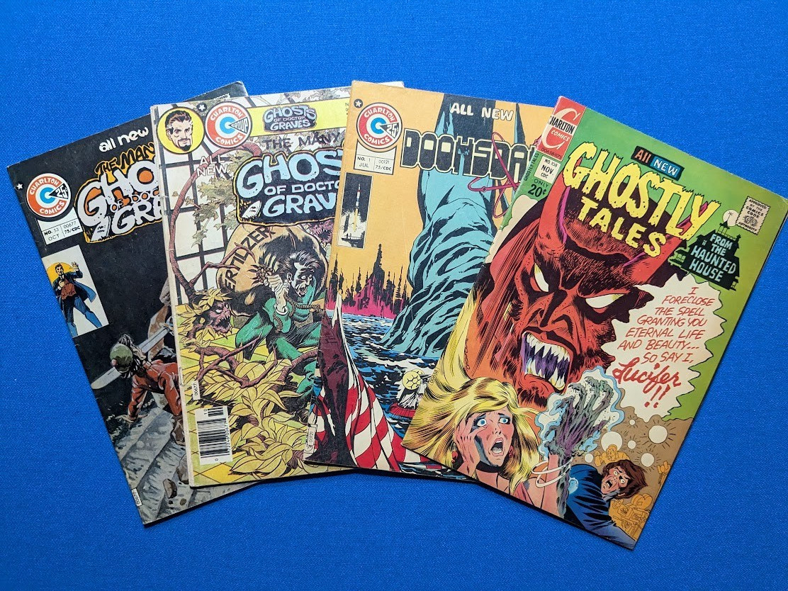Charlton -HORROR 4 Comic Lot-1st Print -DC Comics Charlton -HORROR 4 Comic Lot-1st Print -DC Comics