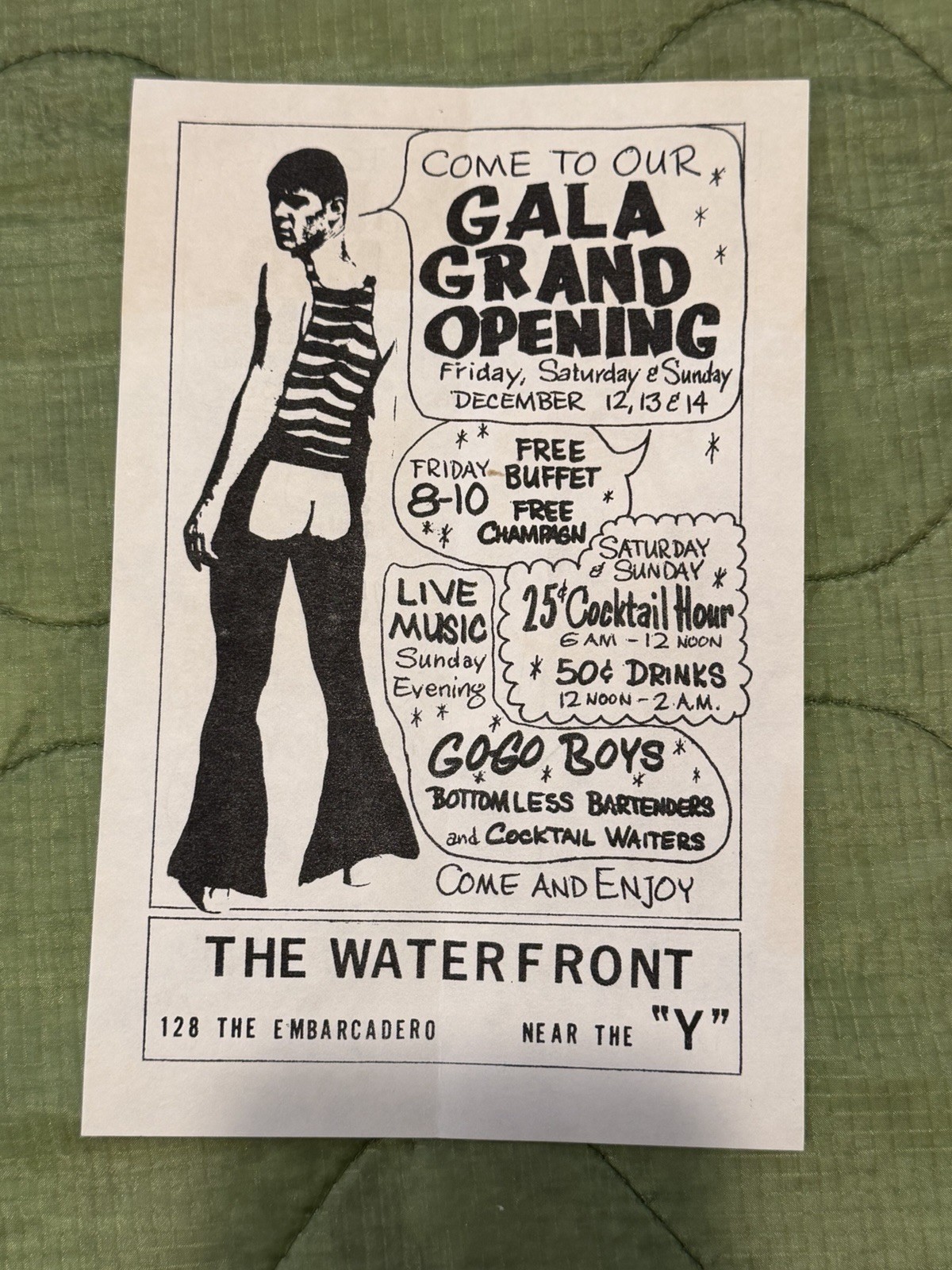 Vintage 1960s The WATERFRONT Vintage 1960s The WATERFRONT